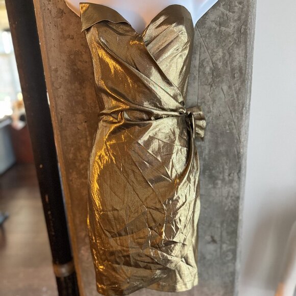 Vintage Thierry Mugler Gold Lurex Dress - threedaughtersproperties.com Vintage Thierry Mugler Gold Lurex Dress - threedaughtersproperties.com